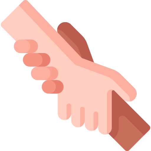 Imagen de una mano ayudando a otra